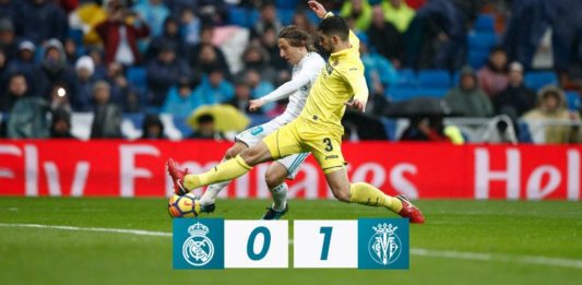 Real Madrid 16 points down to top as Villareal creates history in Bernabau